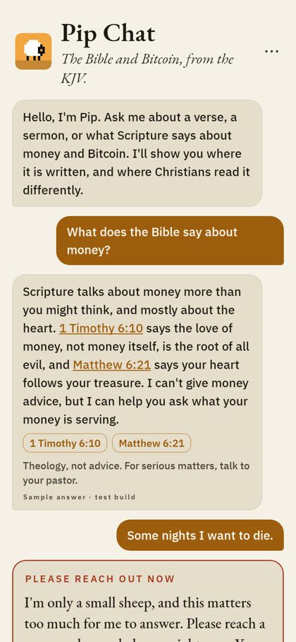 Ask Pip about today’s verse